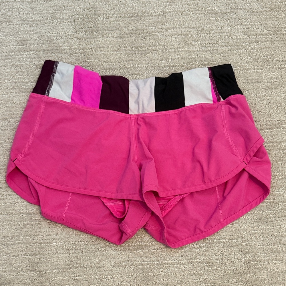 lululemon athletica Pink Women's Athletic Speed Up Shorts size 4, 2.5 in